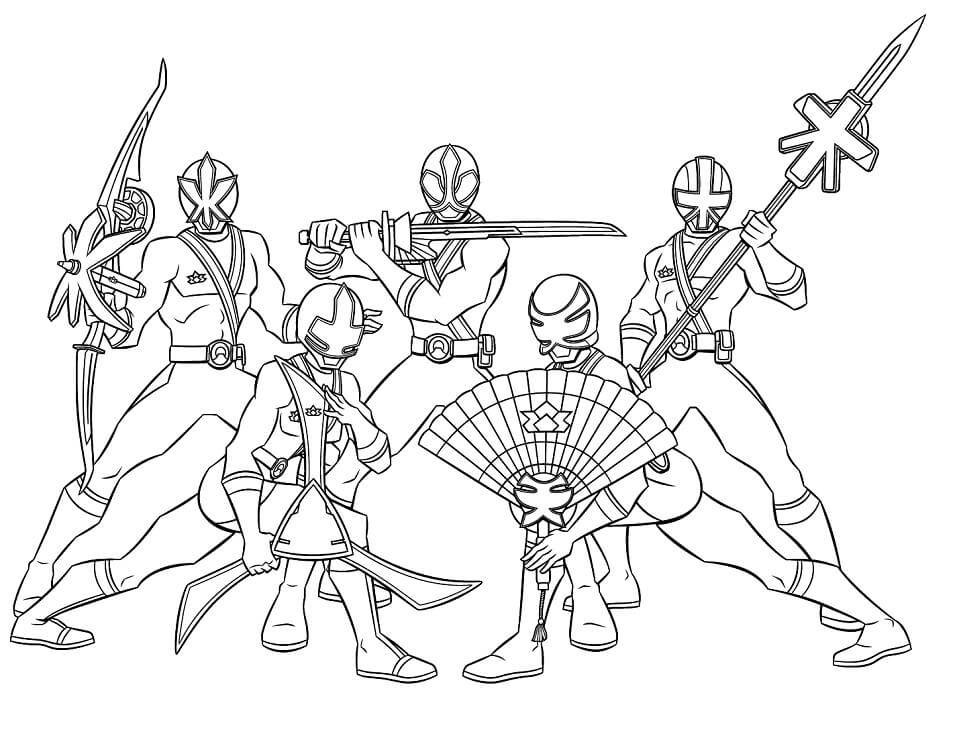 5 Anh Em Siêu Nhân Samurai