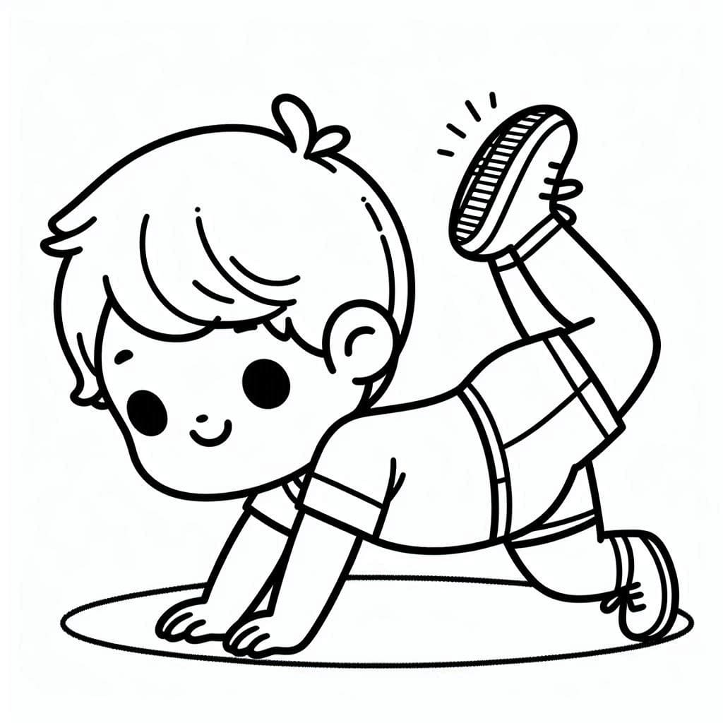 Cậu Bé Tập Thể Dục
