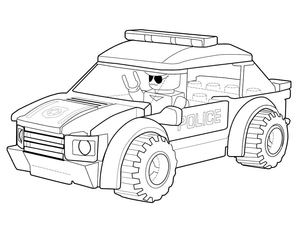Chiếc Xe Cảnh Sát Lego