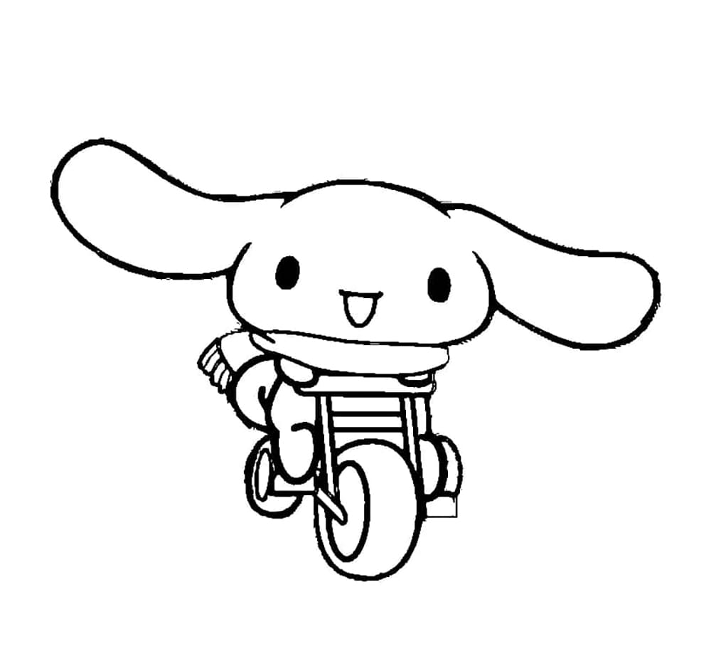 Cinnamoroll Đi Xe Đạp