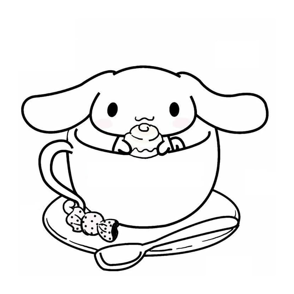 Cinnamoroll Ở Trong Một Tách Trà