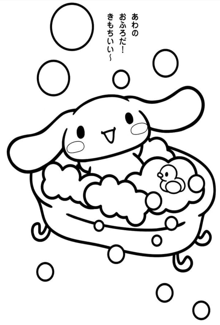 Cinnamoroll Trong Bồn Tắm