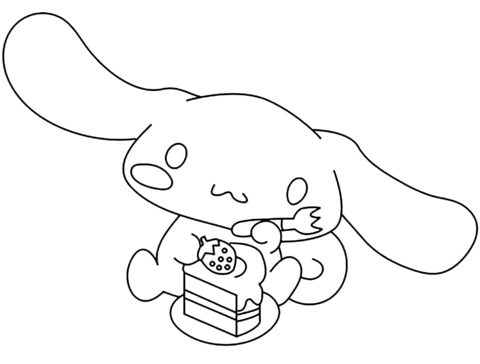 Cinnamoroll Với Bánh Kem