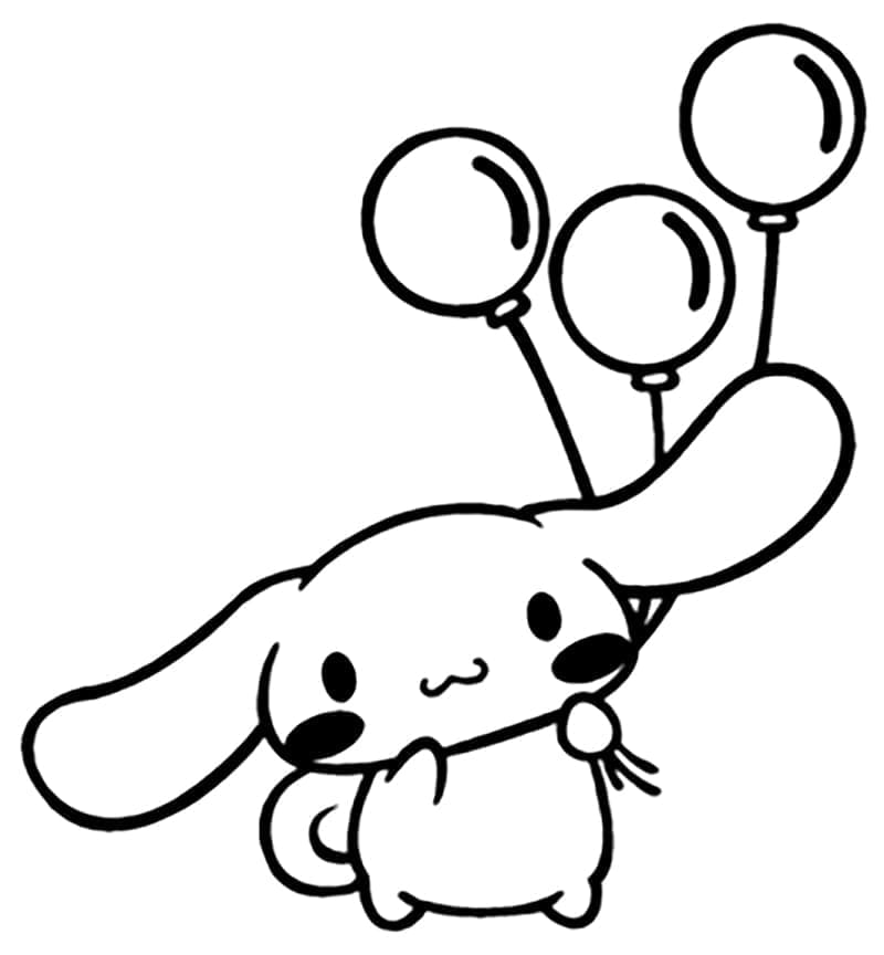 Cinnamoroll Với Bóng Bay