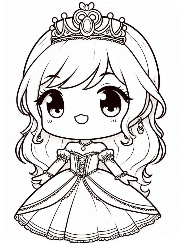 Công Chúa Chibi Đáng Yêu Cute