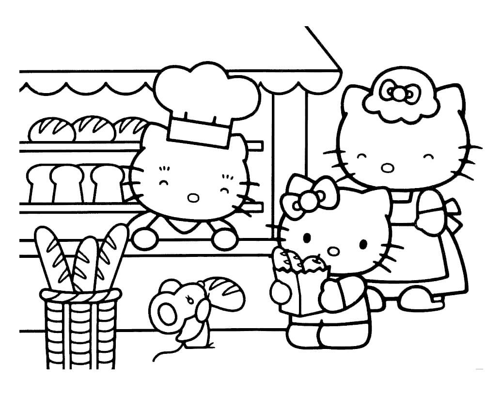 Hello Kitty Mua Bánh Mì