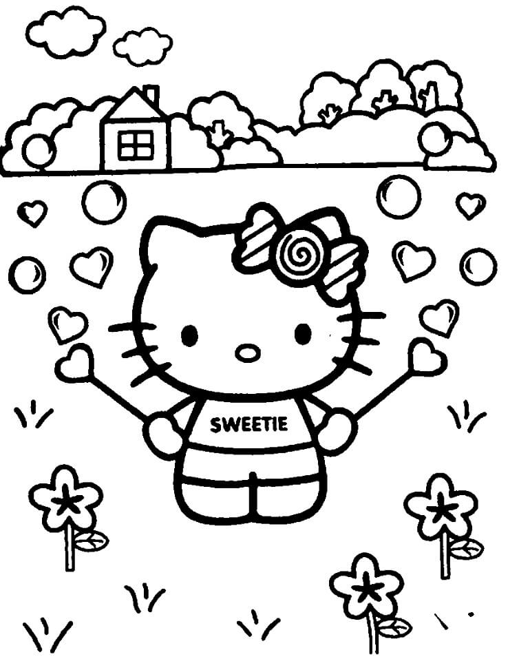 Hello Kitty và Bong Bóng