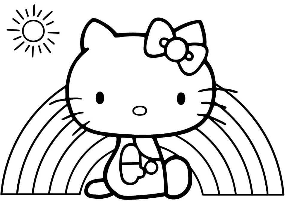 Hello Kitty và Cầu Vồng