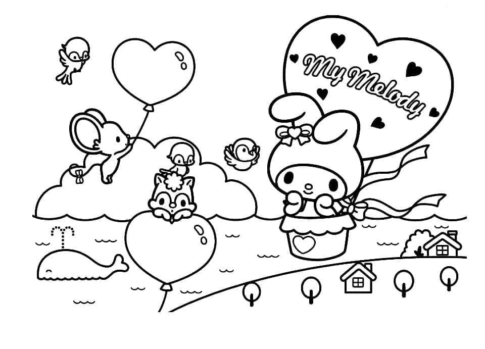 Nhân Vật Hoạt Hình My Melody Xinh Xắn