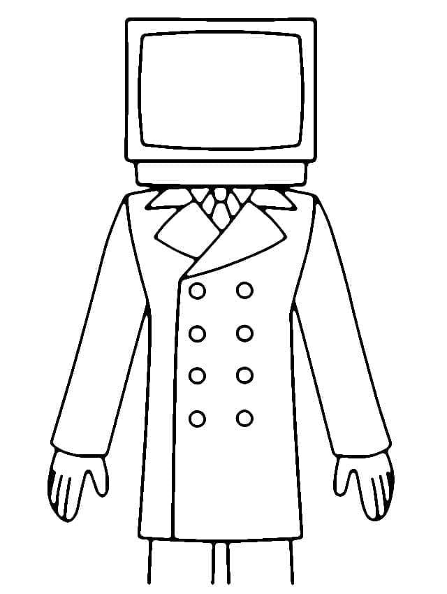 Skibidi Toilet TV Man