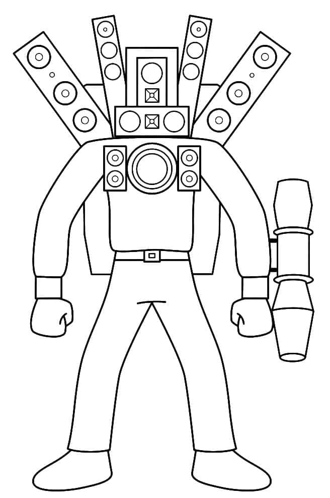 Skibidi Toilet Titan Speakerman