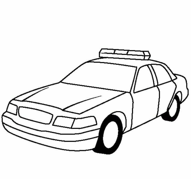 Xe Cảnh Sát Cho Bé Tập Tô