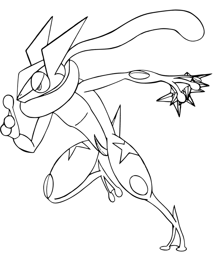 mega greninja chiến đấu