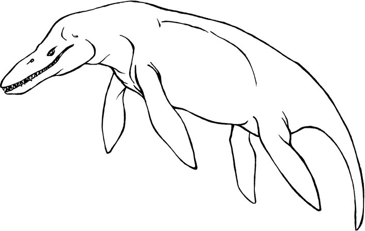 một con kronosaurus
