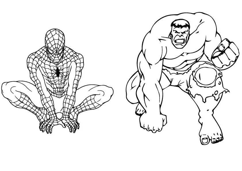người nhện và hulk